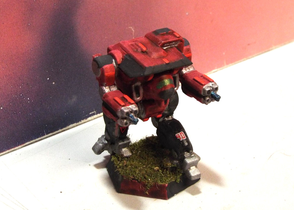 BATTLETECH WARHAWK MECH [KELL HOUNDS] (3D RESIN, PAINTED)