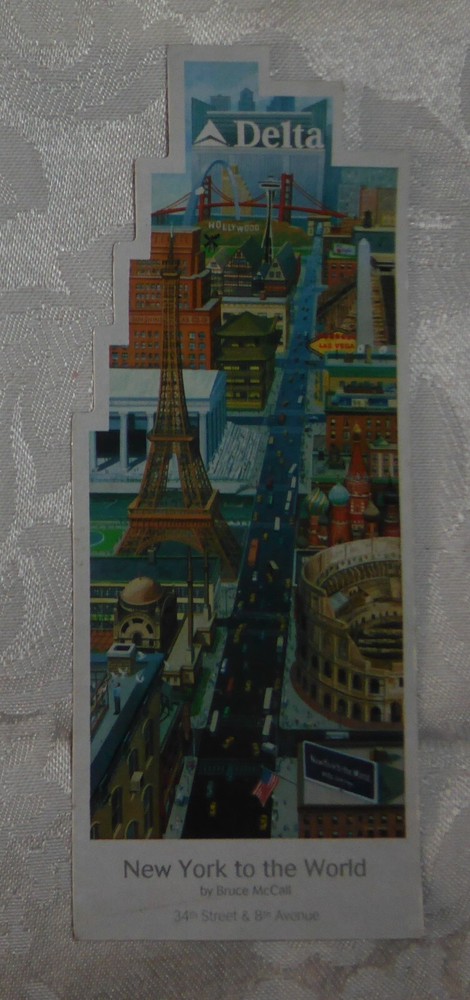 Vintage Delta Airlines Refrigerator Magnet