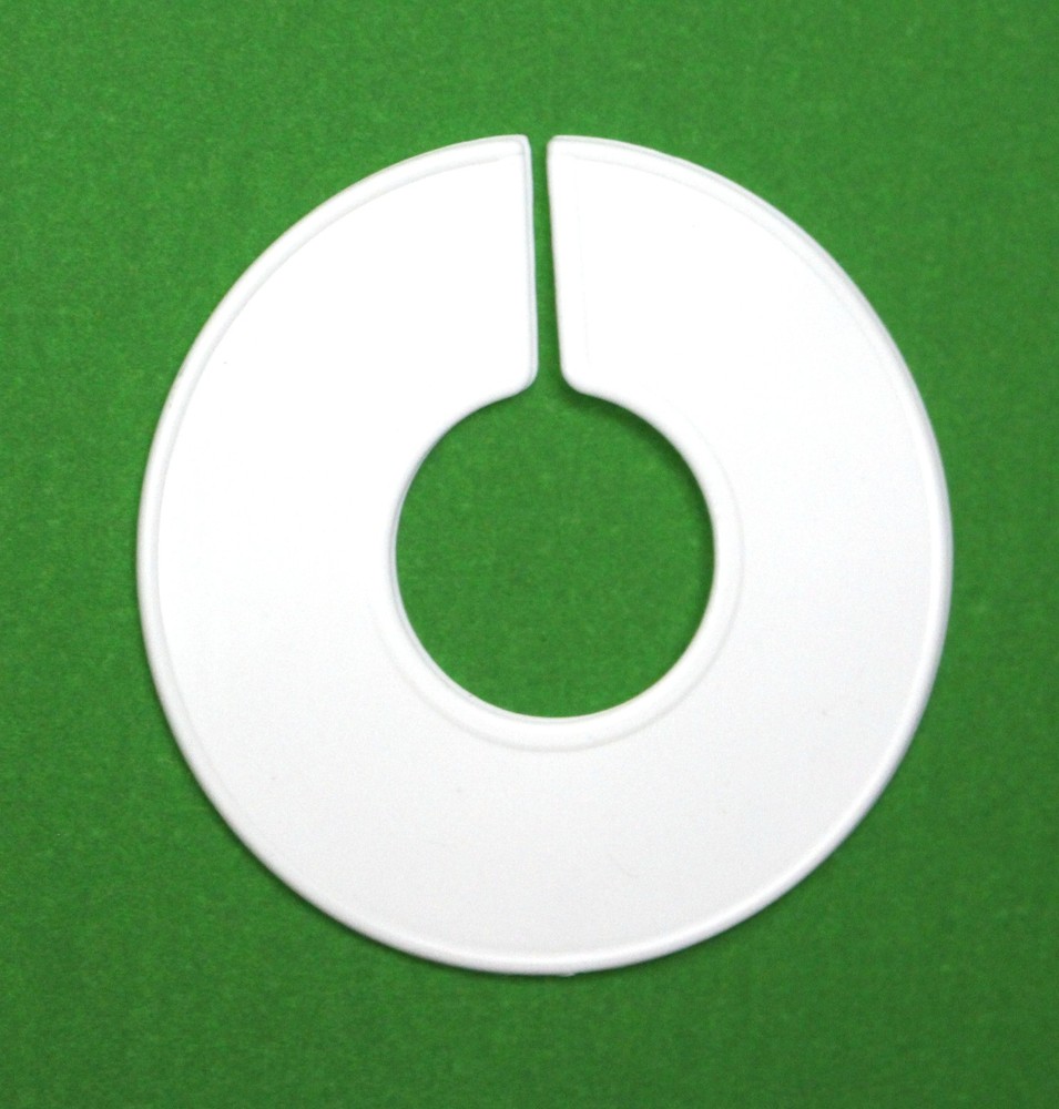 Plastic 10 Clothing White Blank Size Rack Ring Divider