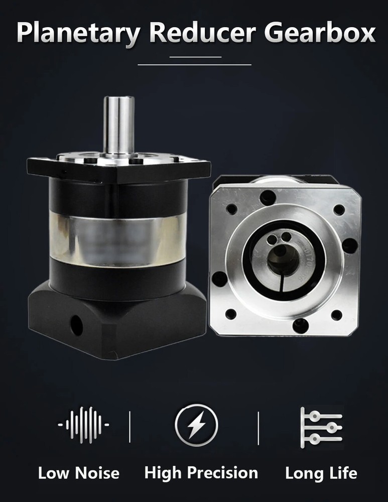 Precision Nema34 Planetary Gearbox Gear Head 7arc-min Speed Reducer14mm input