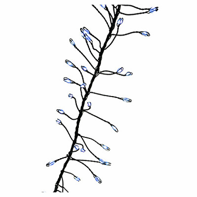 Holiday Bright Lights MICB-SLV-216-CLCWT Micro Big Seed Cluster LED Light Set,