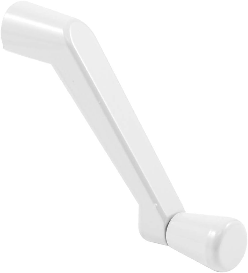 Surface Mount White Casement Operator Crank Handle, 3.5 in Projection, 2 Pack