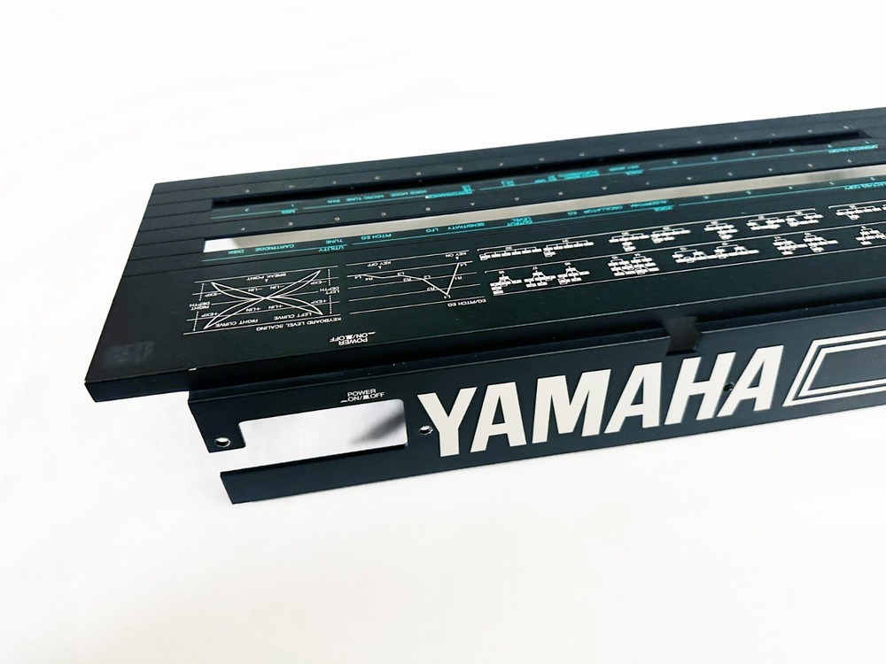YAMAHA DX7 IIFD Original Top Side Frame Panel Unit. Great Condition !