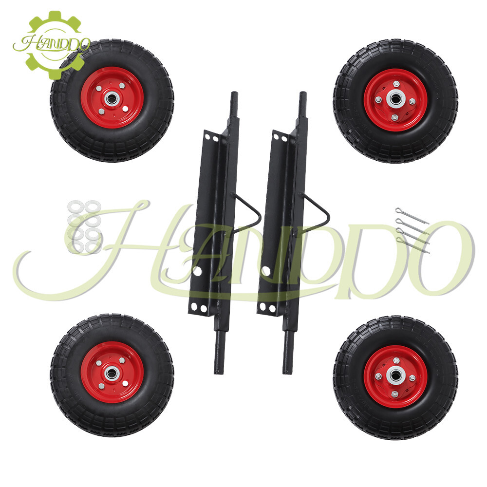 Fit For Honda EU3000is Generator Solid Never Flat Tires All Terrain Wheel Kit