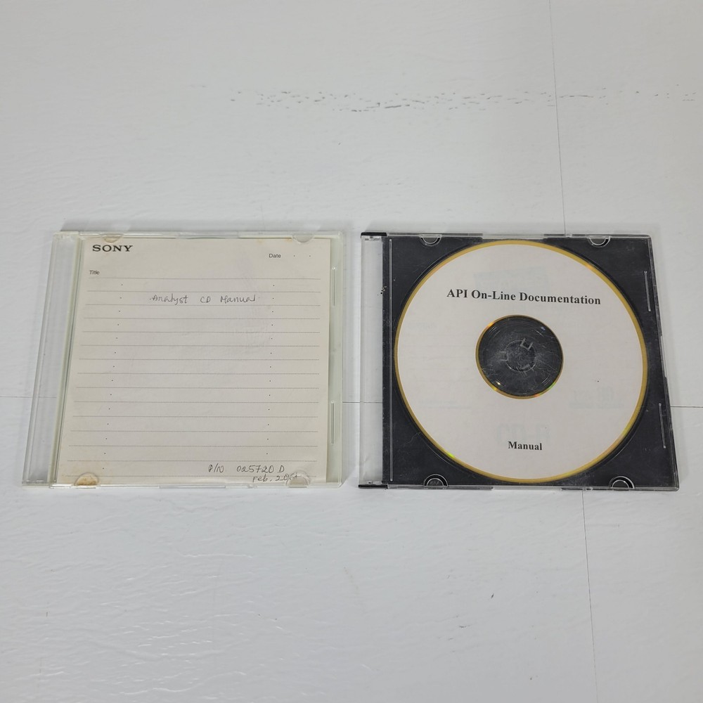 Applied Biosystems MDS SCIEX 025720 Analyst Manual Download w/ API Documentation