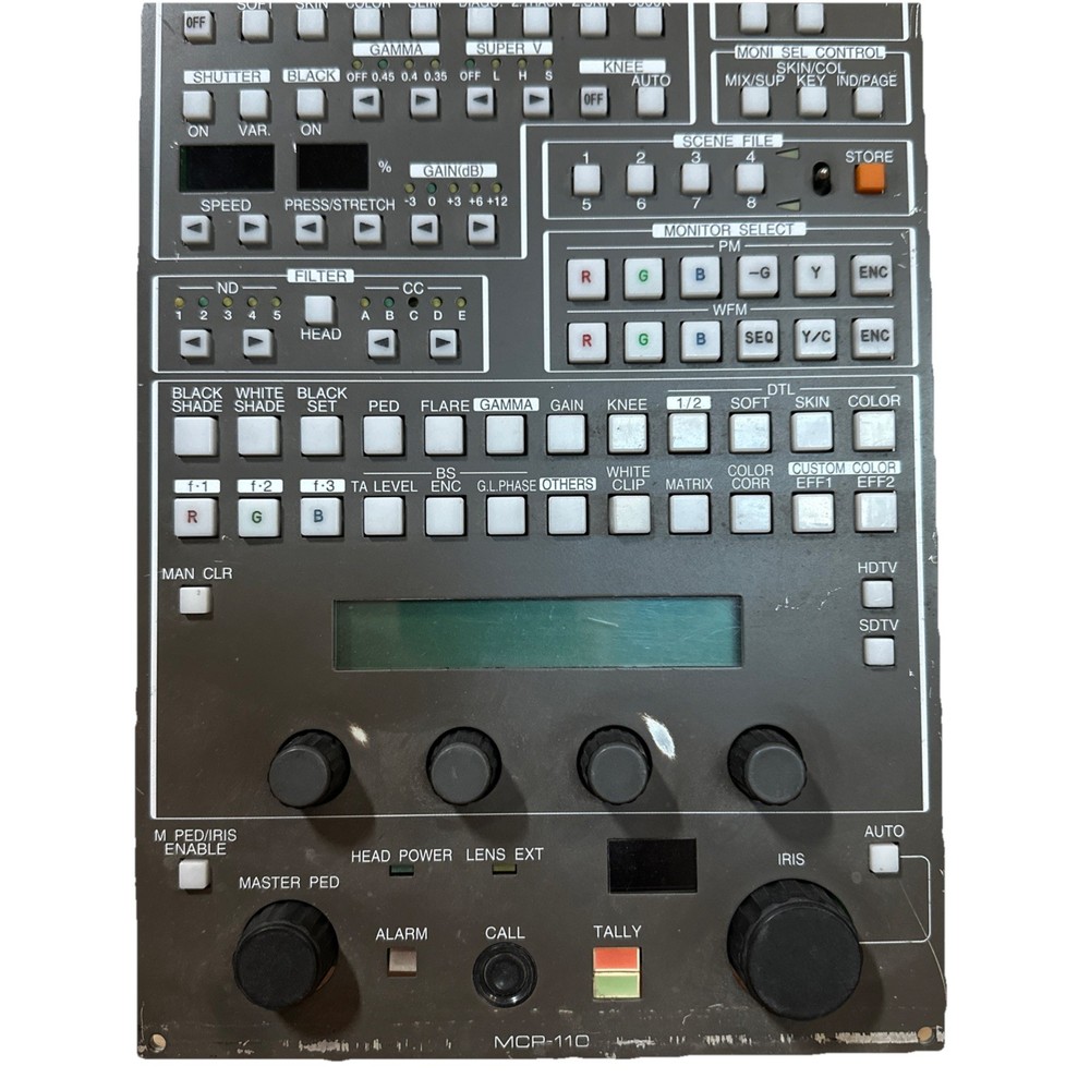 Ikegami MCP-110 Master Control Panel W/ Cable Ships Free