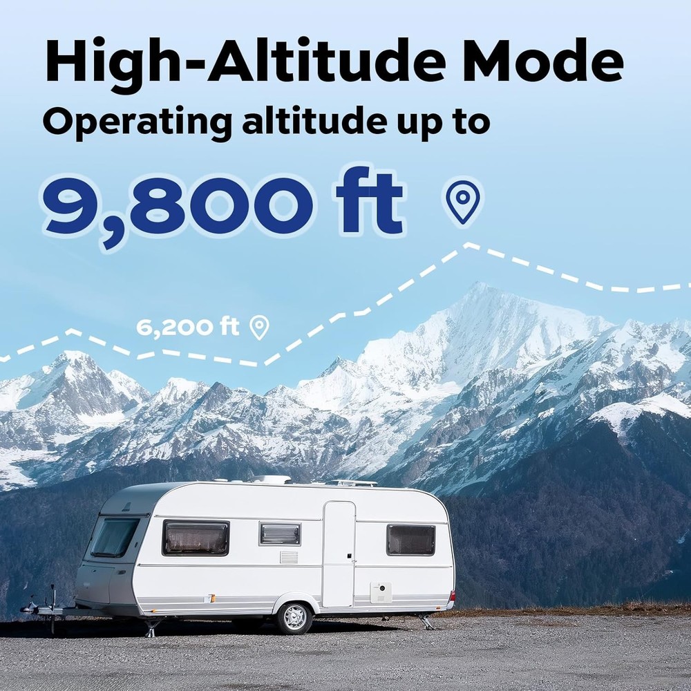 Orbek RV Tankless Water Heater Propane 60,000 BTU for All RVs, Camper, Trailer