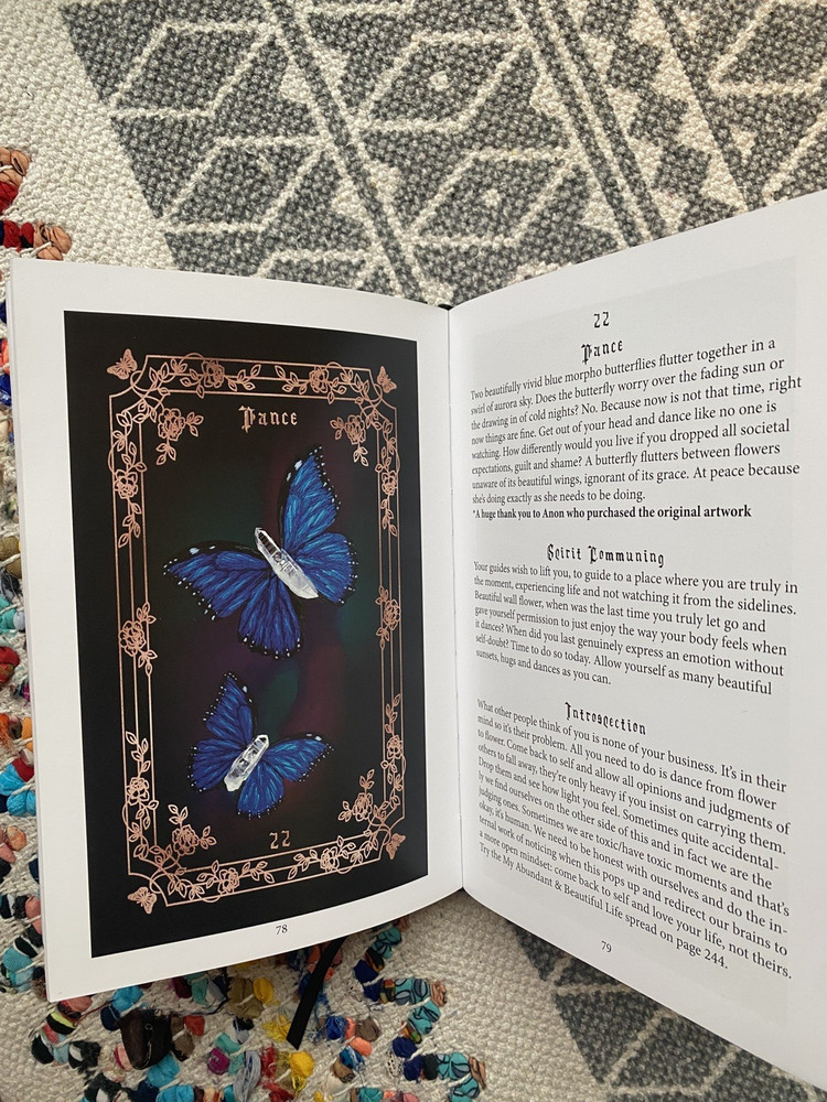 The Embroidered Graveyard Oracle 68 Card Deck and Guidebook Set.
