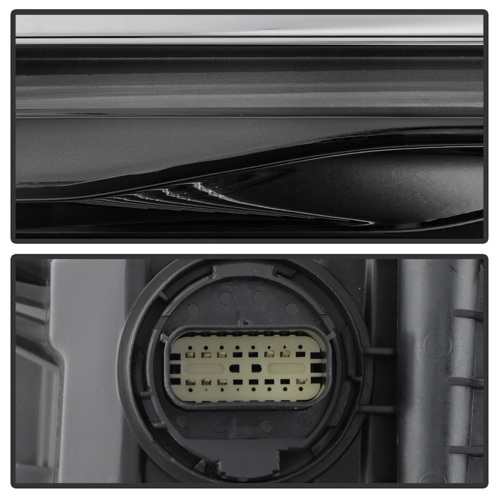 For 2022-2025 Jeep Wagoneer Chrome LED Single Projector Headlight Driver Side