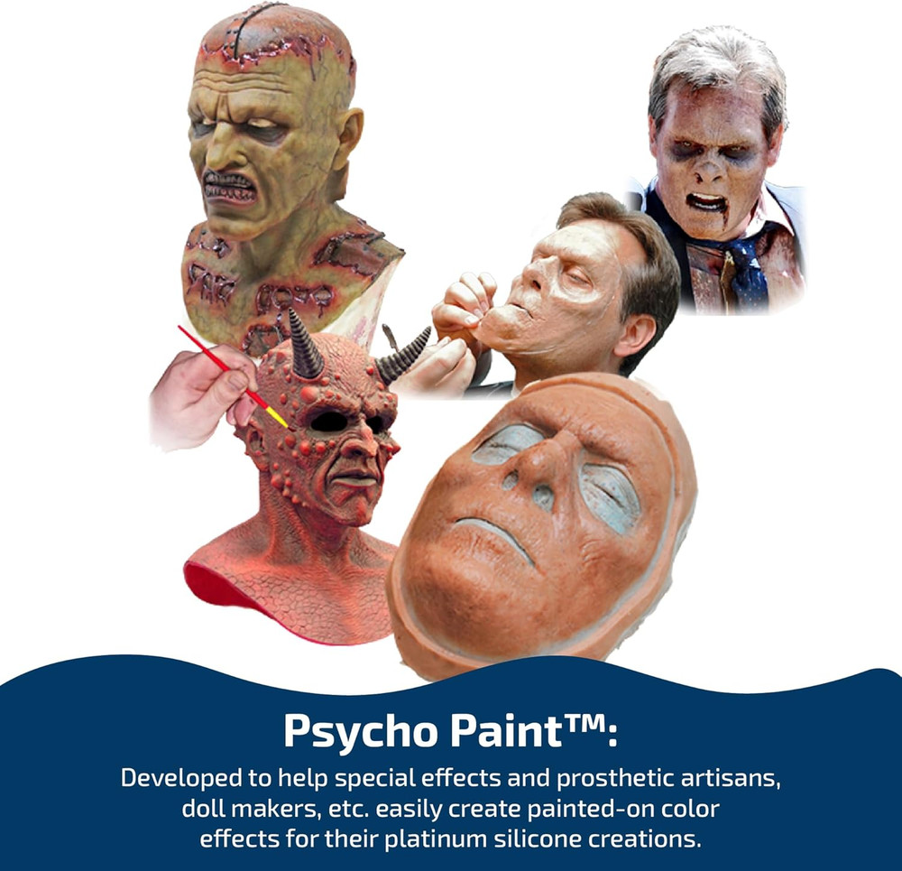Smooth-On Psycho Paint™ Platinum Silicone Paint Base, 8-Ounce Kit