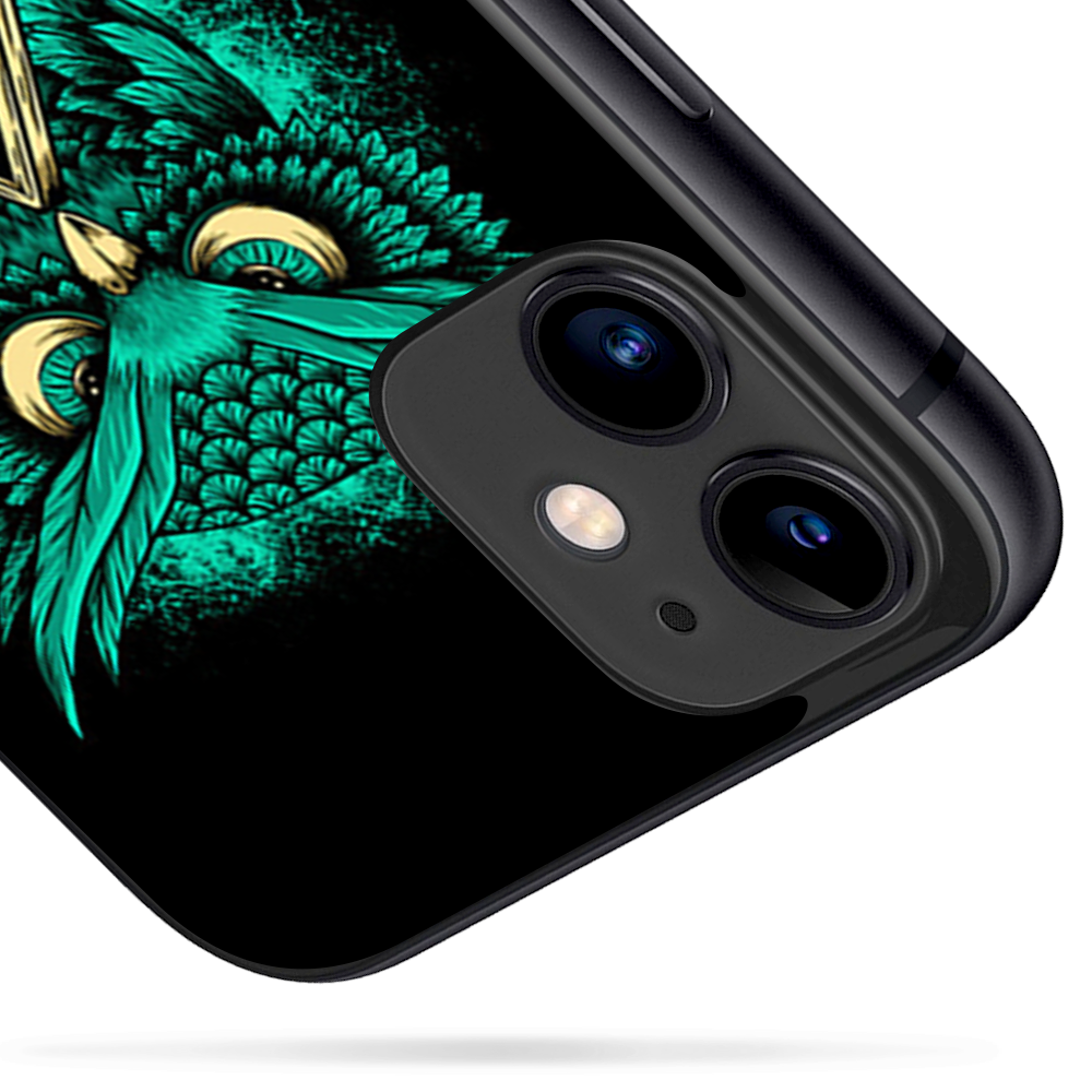 Skins Decal Wrap for Apple iPhone 11 - Awesome Owl Evil