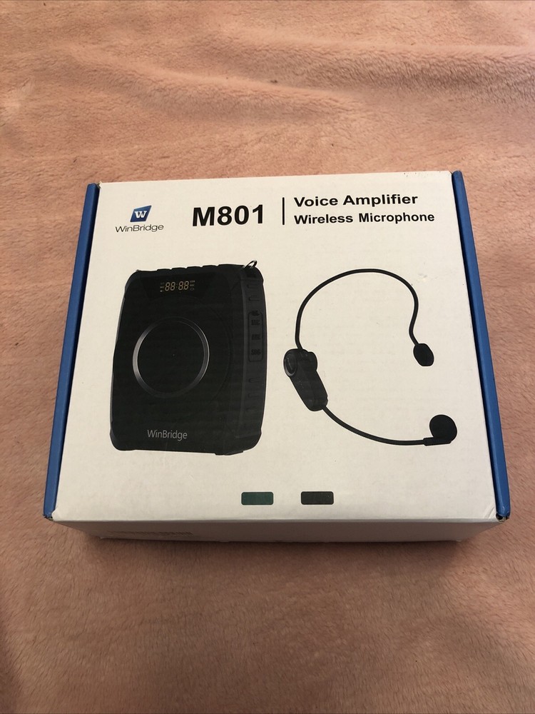 WinBridge M801 Voice Amplifier Wireless Microphone Green Bluetooth 5.0