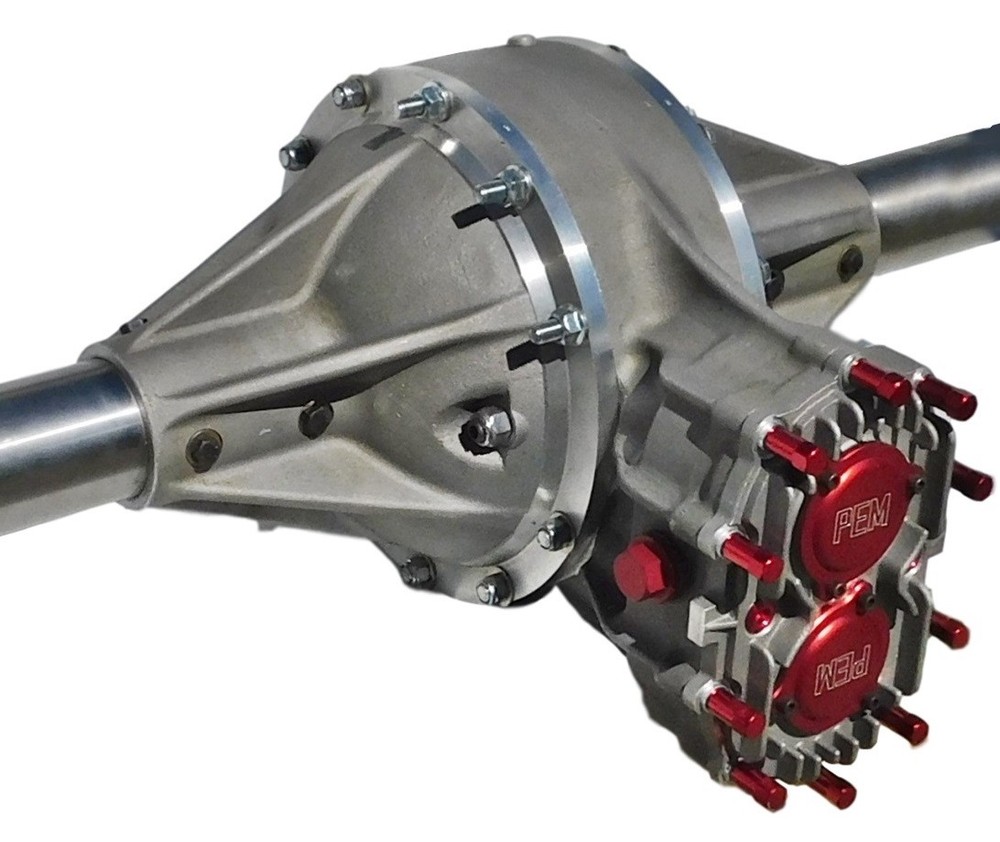 PEM Quick Change Rear End 4.86 GN 5 x 4.75" assembly with solid axles