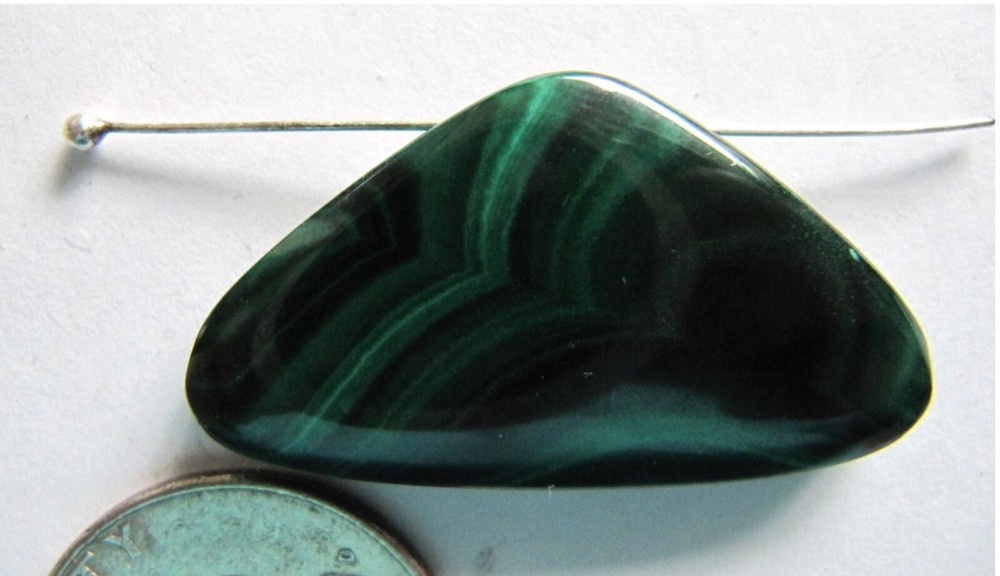 Malachite drop bead Pendant