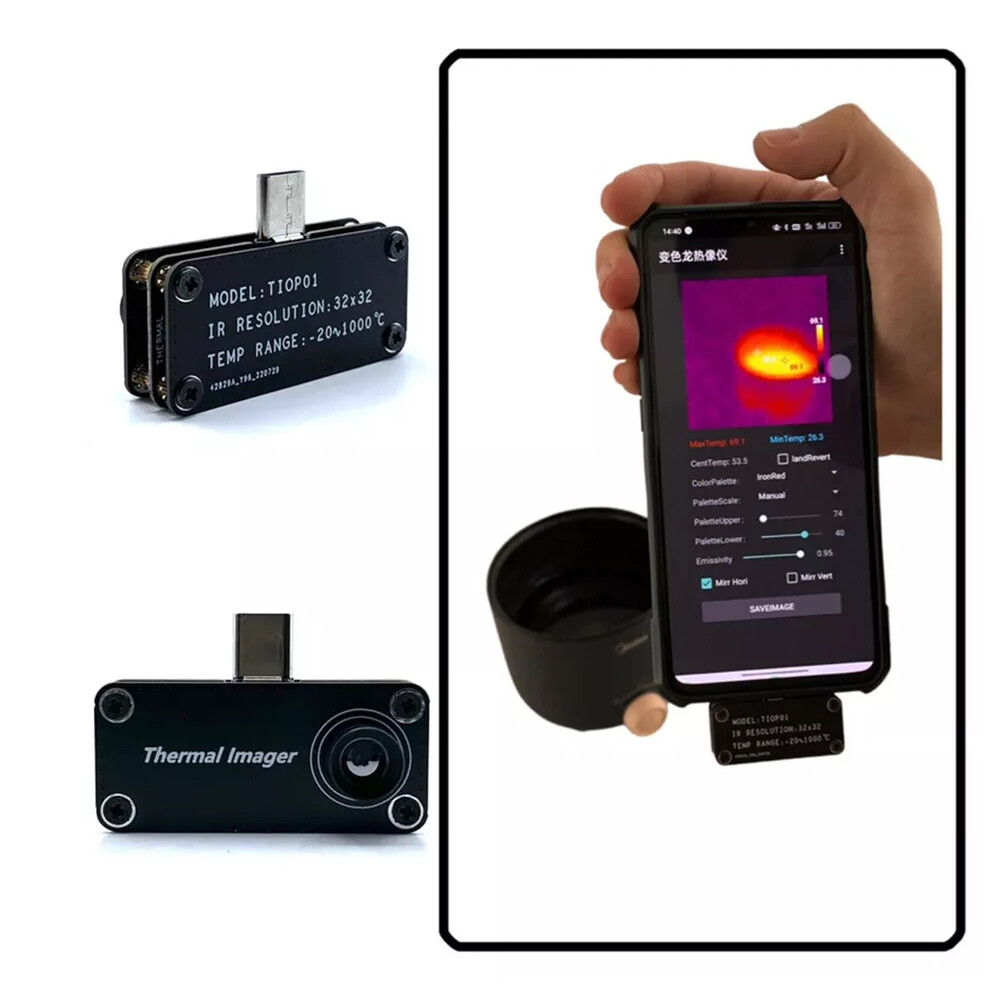 Infrared Thermal Imaging Camera IR Imager USB Type-C for Android Phone US