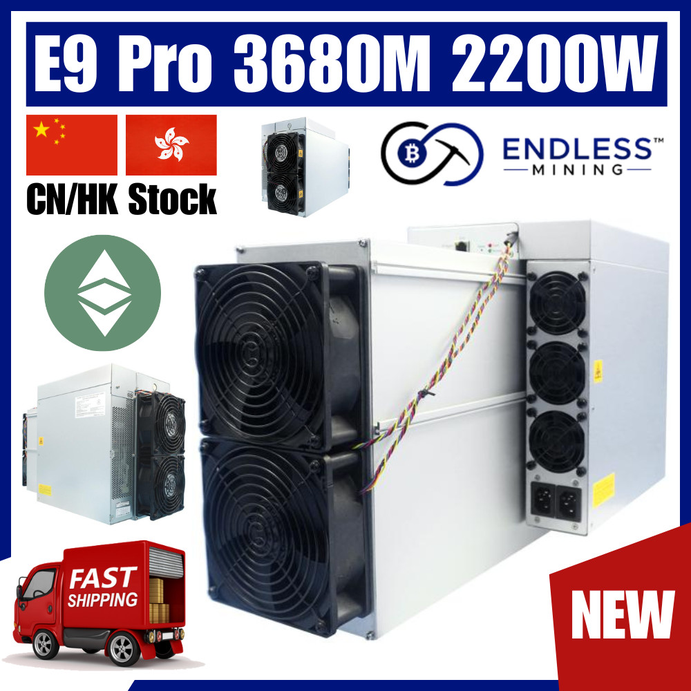 Bitmain Antminer E9 Pro 3680Mh/s - Input Voltage 220-277V NEW | EndlessMining ™️