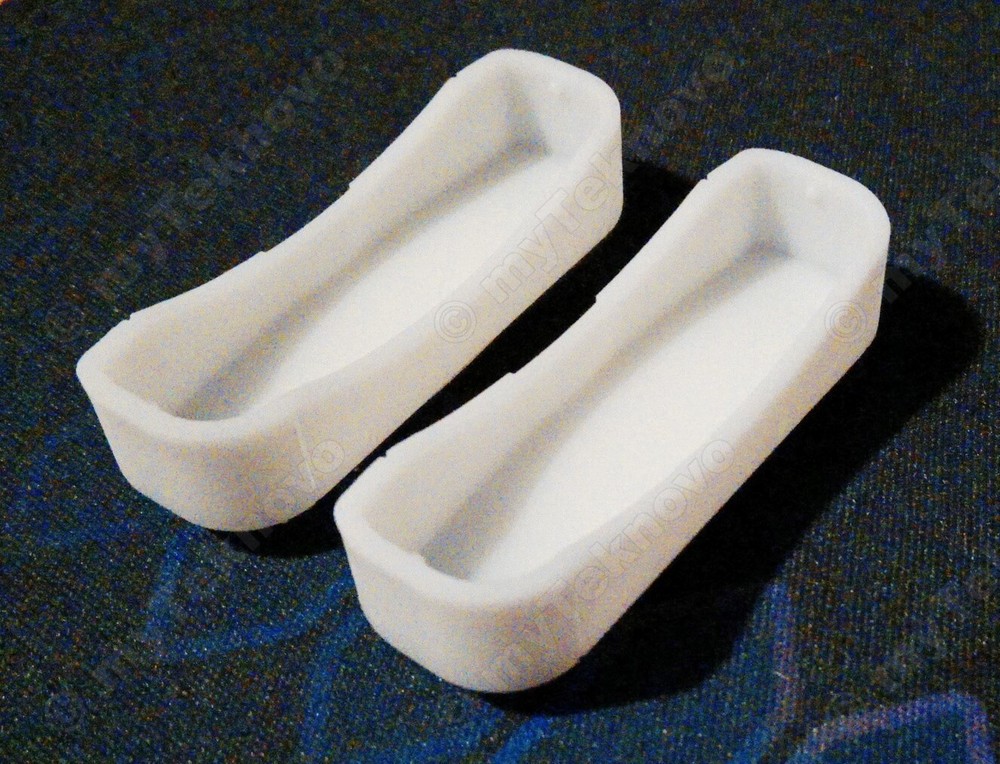 2x 3D Printed WHITE CAP Dust Cover for Dreamcast VMU & Dreamshell Pack Explorer