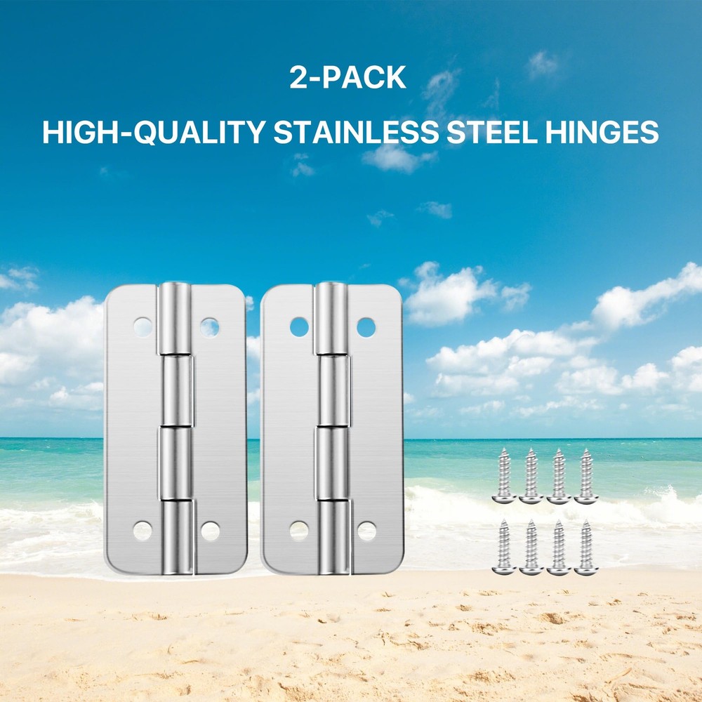 Cooler Hinges for Igloo Ice Chests, Replacement with Screws, Fits...