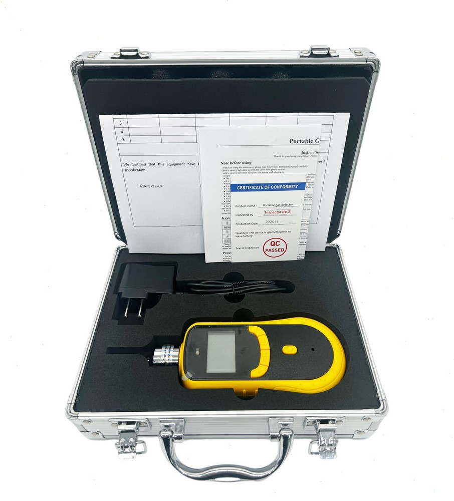 Digital Hydrogen Gas Detector Built-in Pump with 0-2000ppm Linear Error ≤ ±1%