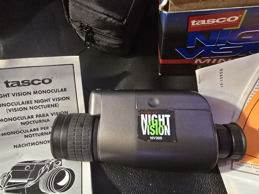 Tasco Night Vision Mini Scope NV200 Tested.