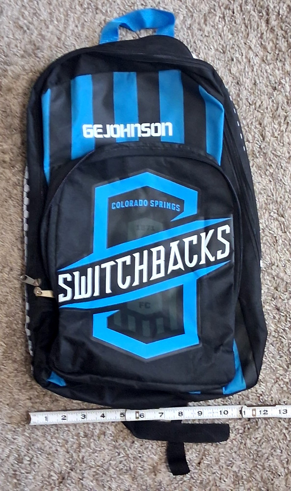 Colorado Springs Switchbacks 18"x12" backpack