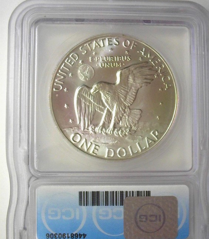 1973-S Eisenhower Silver Dollar $ Ike MS68+ ICG 4468190306