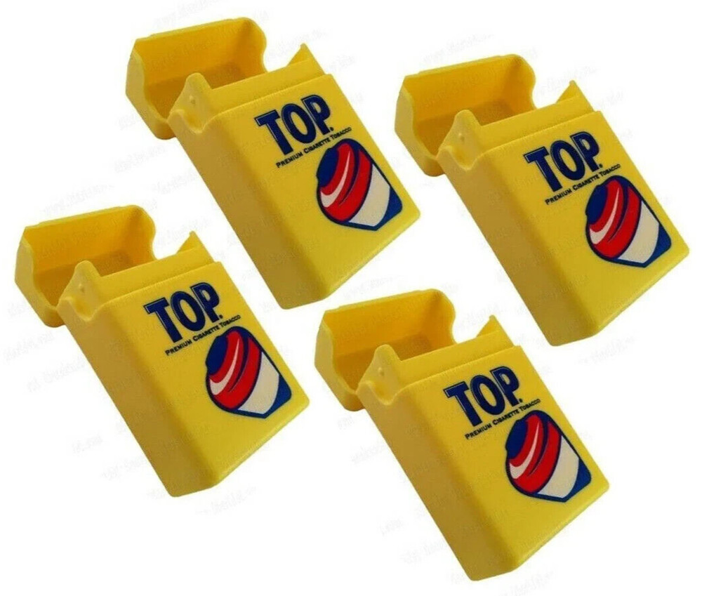 4X HINGED TOP 100MM HARD CIGARETTE CASE 💛🧡 TOP CRUSH-PROOF STRONG BOX 💥🔥