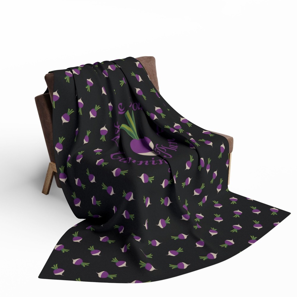 Blackadder Cunning Plan Pattern/BLK-Arctic Fleece Blanket by GatorDesign 3 SIZES