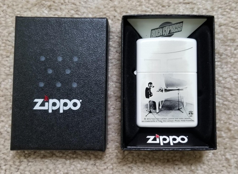 ZIPPO JOHN LENNON WHITE MATTE 2014 LIGHTER