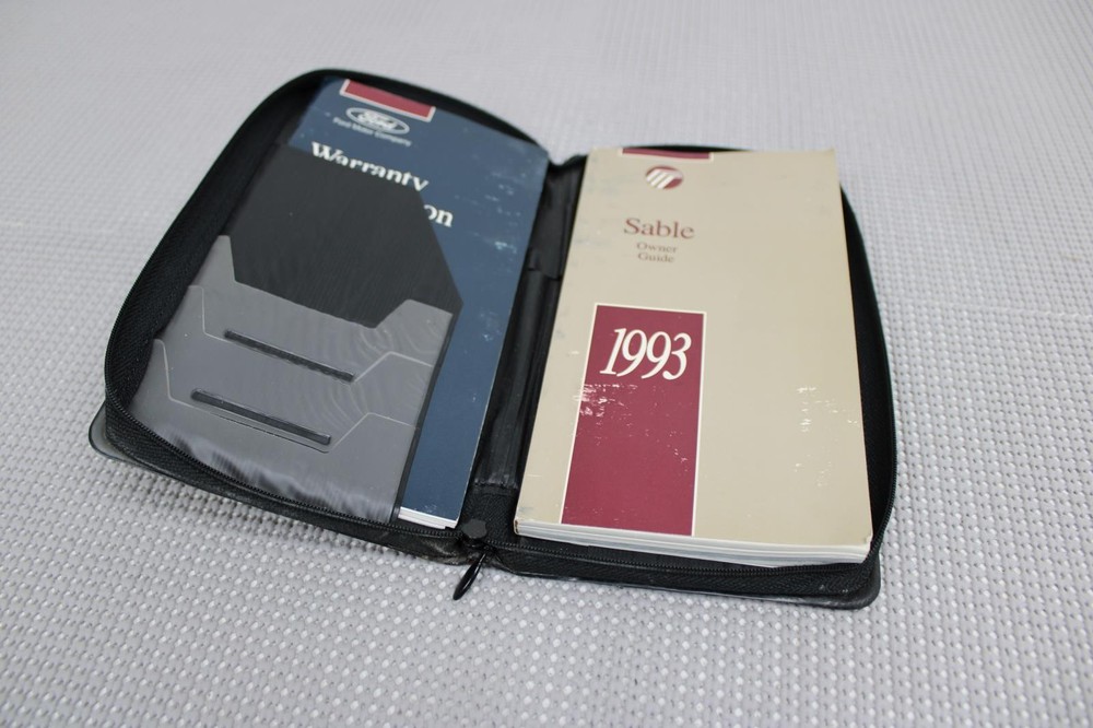93 1993 Mercury Sable Owners Manual