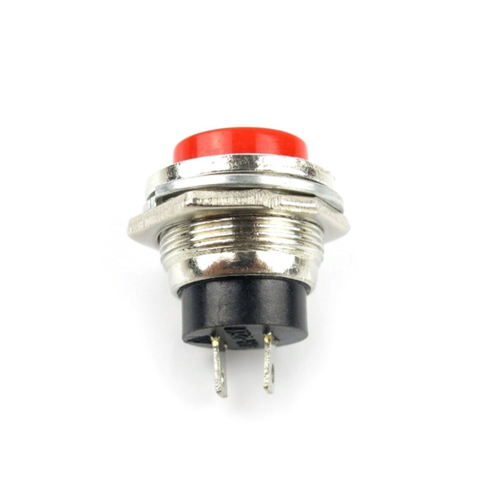 10Pcs Round Button Head Power Switch Circle Control Kill Switch Small Self-Reset