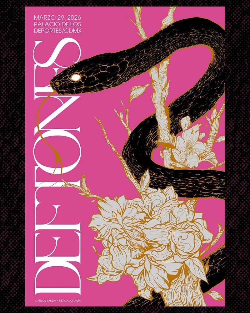 Deftones Concert Poster 2026