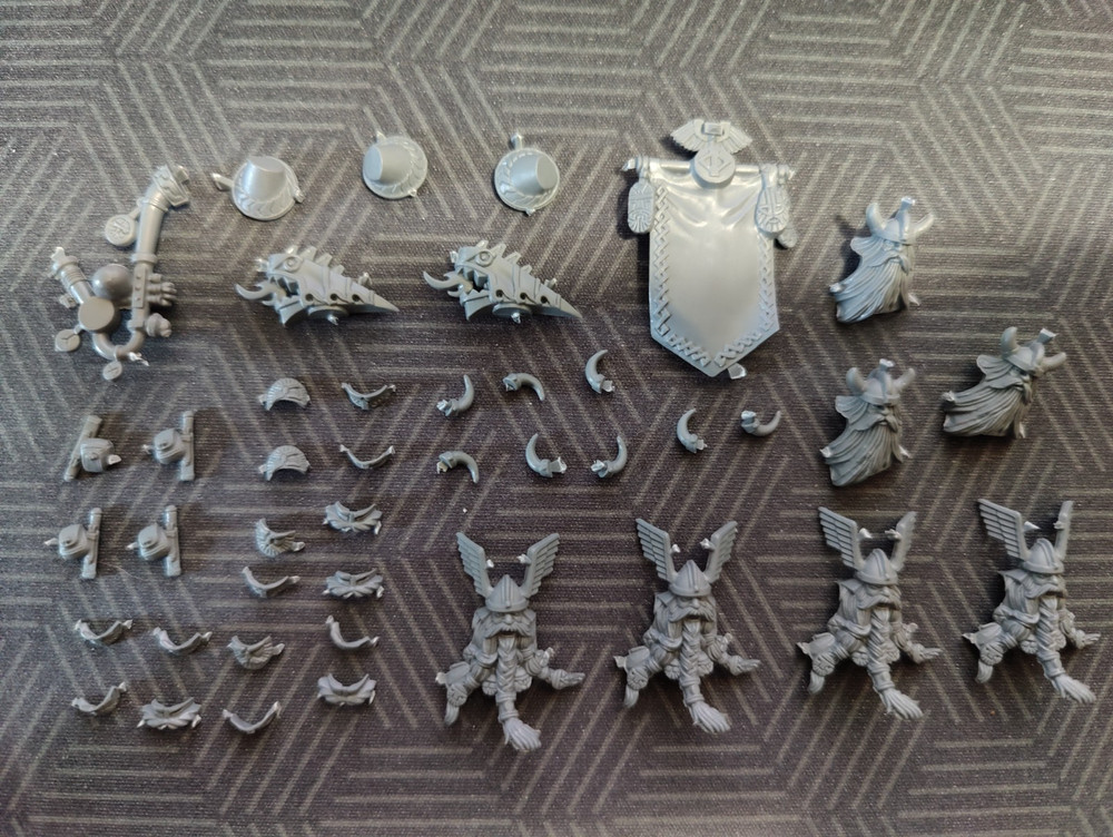warhammer old world dwarf warrior bits