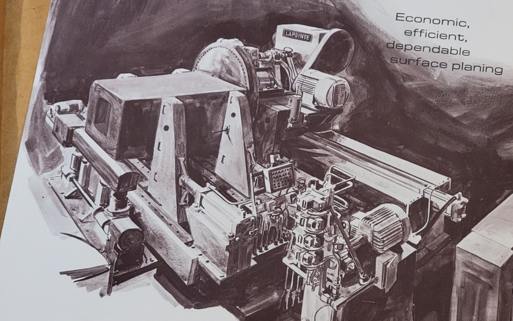 LAPOINTE Mill Type Rotary Mold Planer Machine Sales Brochure