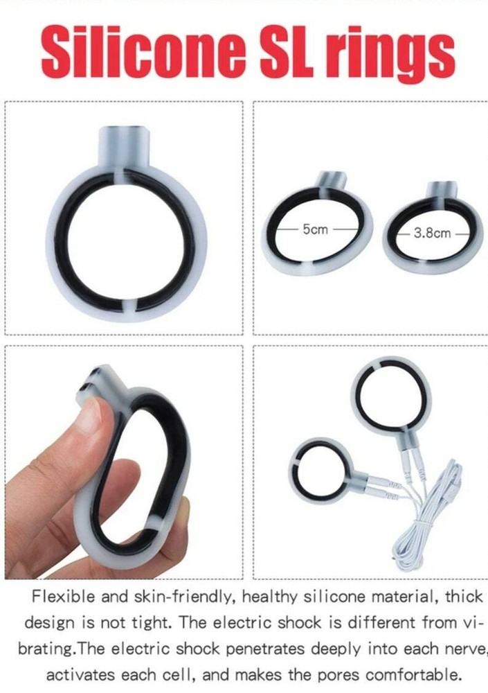 E-Stim Rings Add-on Accessories NO Cables