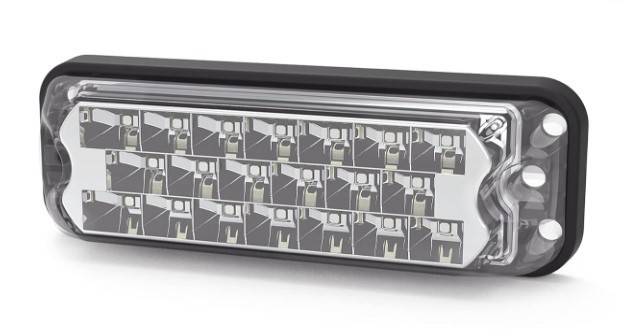 ECCO 3812A  R65 Surface Mount LED Amber Strobe 15 Flash Patterns