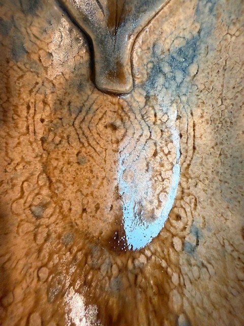 Handmade Ceramic Leaf Shaped Herb Stripper Bowl: Kitchen Tool New