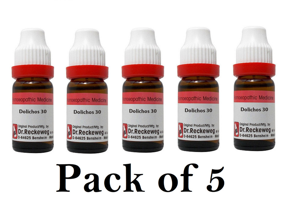 5X Dr Reckeweg Dolichos 30 CH Dilution (11ml Each)