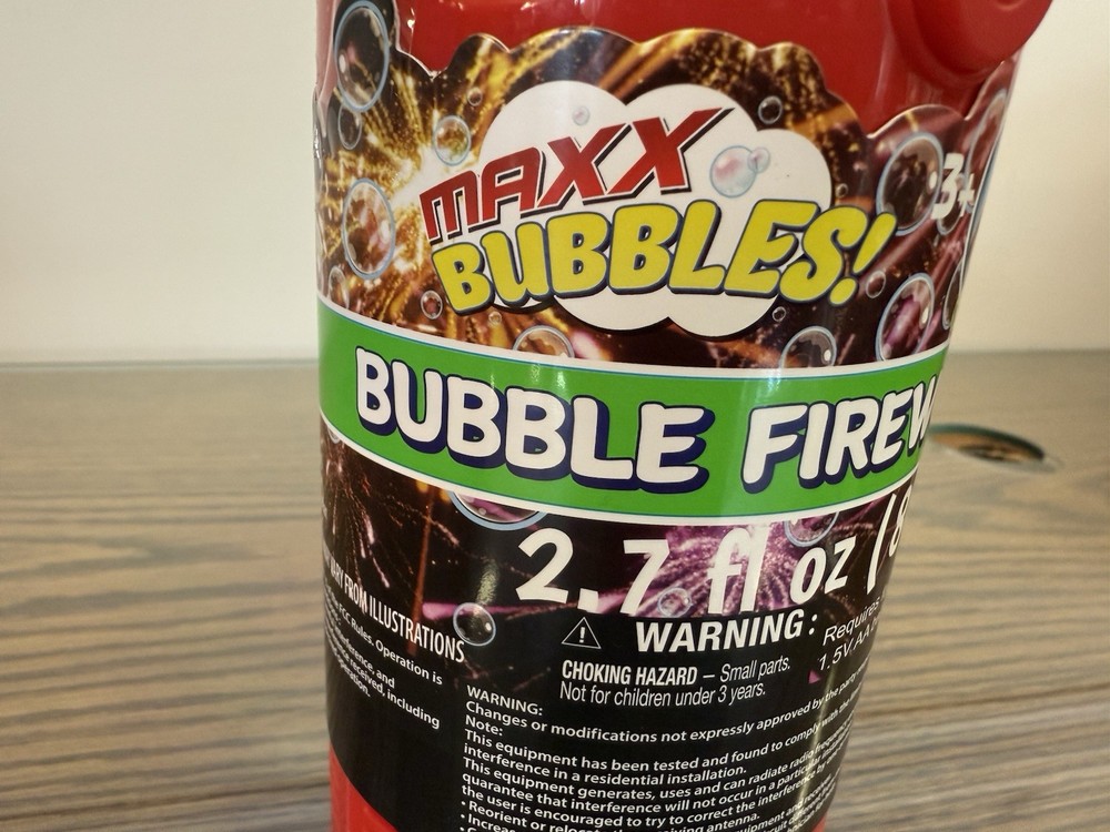 Maxx Bubble Fireworks Bubble Machine