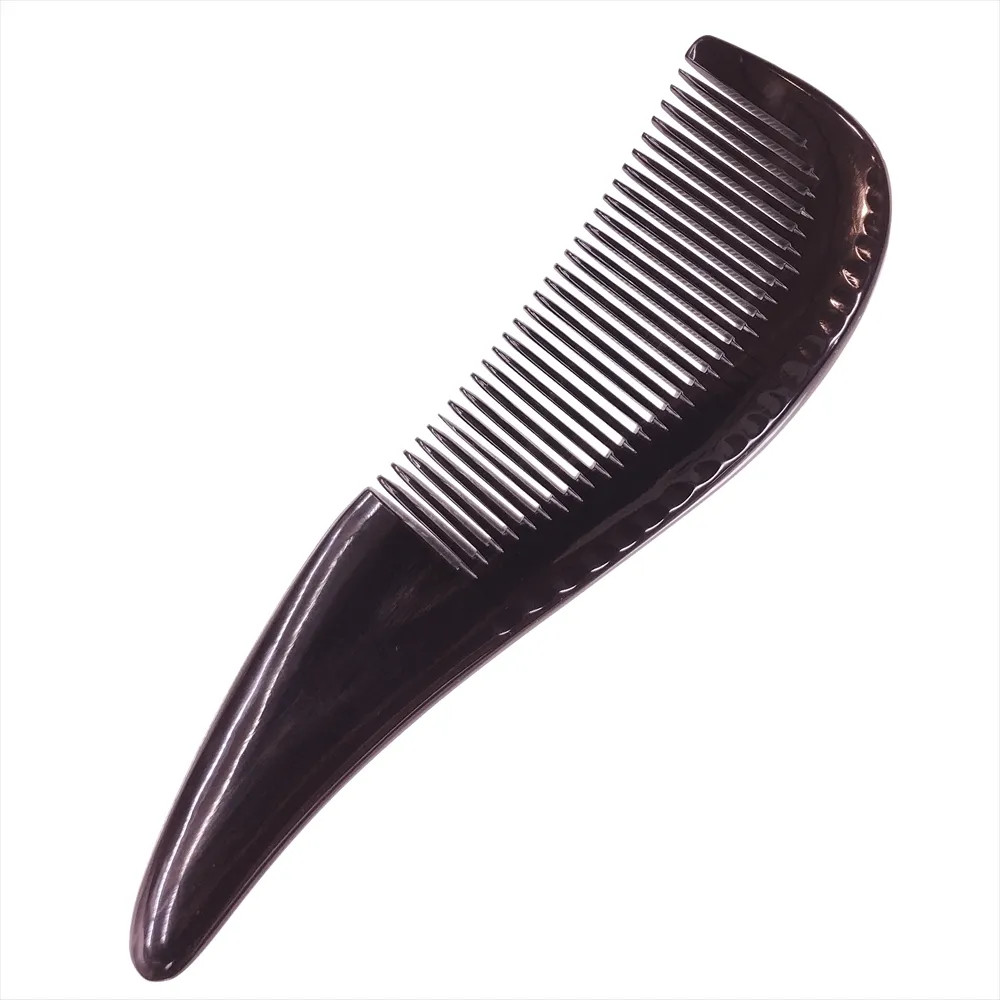 Black Buffalo Horn Comb, Premium, 18cm, Extra Thick