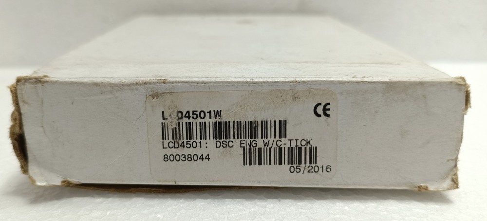 DSC MAXSYS LCD4501W Programmable Message LCD Keypad White Keyboard