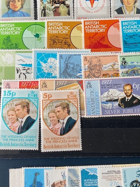 COLLECTION BRITISH ANTARCTIC TERRITORY POSTAGE STAMPS,DIFFERENT TOPICS MNH