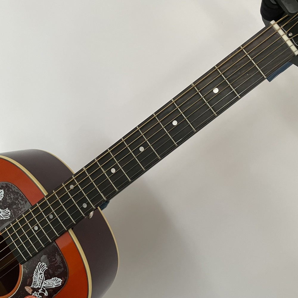 Hollow Body 6 String J45 Acoustic Electric Guitar Solid Spruce Top Bone Nut