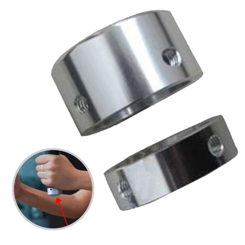Gym Equipment Handle End Cap Plate Loaded Machine Accessory Silver Color