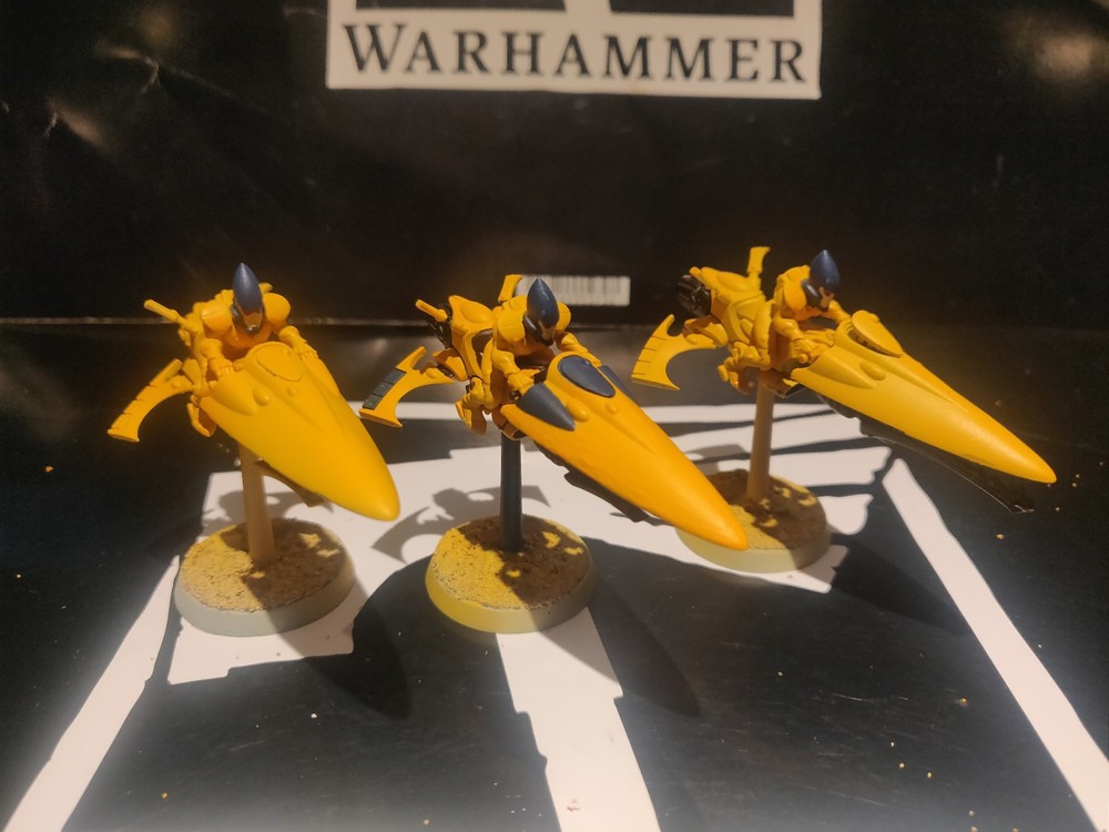 Warhammer 40k Aeldari Eldar Iyanden Windriders x3