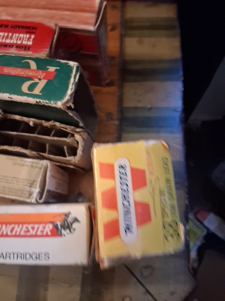 Vintage Empty Ammo Boxes