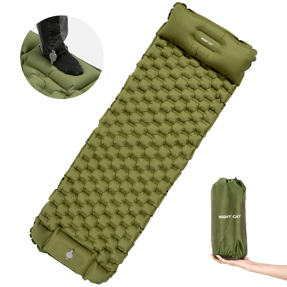 Sleeping Pad for Camping Backpacking-Ultra-Light Compact Comfortable Extendable