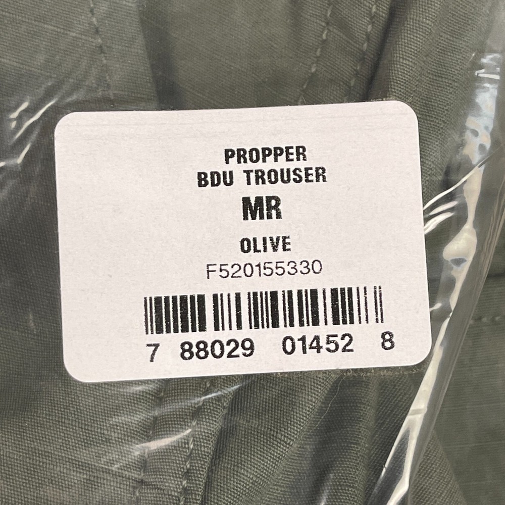 NEW BDU Propper Pants - Olive - Medium Regular