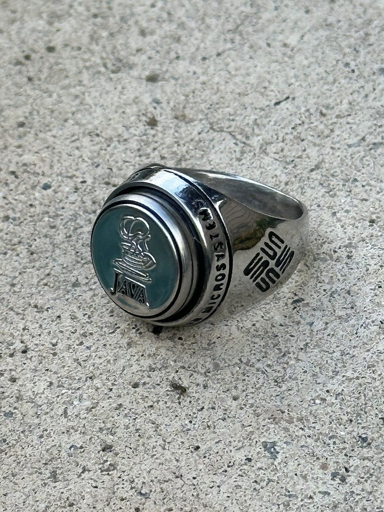 Size 10.5 - Sun Microsystems Java Ring - NEW! Vintage JavaOne Promo Collection