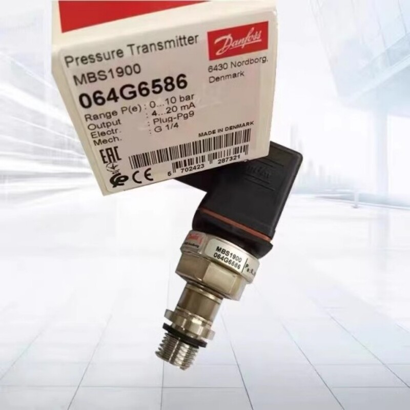 1pcs Danfoss Pressure Transmitter Sensor MBS1900 064G6586 0-10 bar